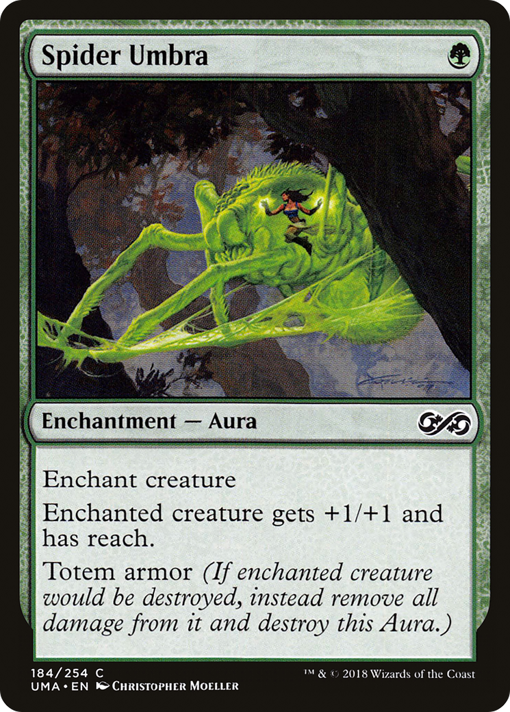 Image of Spider Umbra (UMA-184) - Ultimate Masters Foil