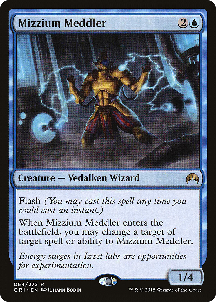 Image of Mizzium Meddler (ORI-064) - Magic Origins Foil