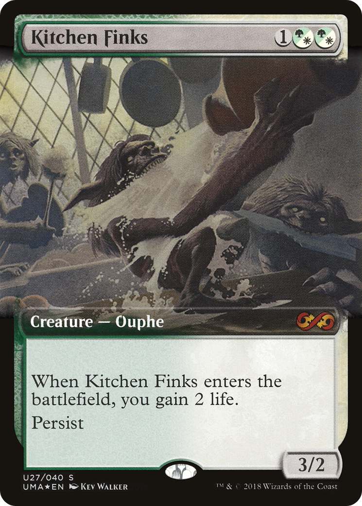 Image of Kitchen Finks (UMA:BT-U27) - Ultimate Box Topper: (Extended Art) Foil