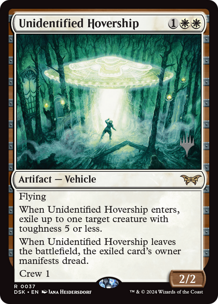 Image of Unidentified Hovership (PPDSK-037) - Duskmourn: House of Horror Promos