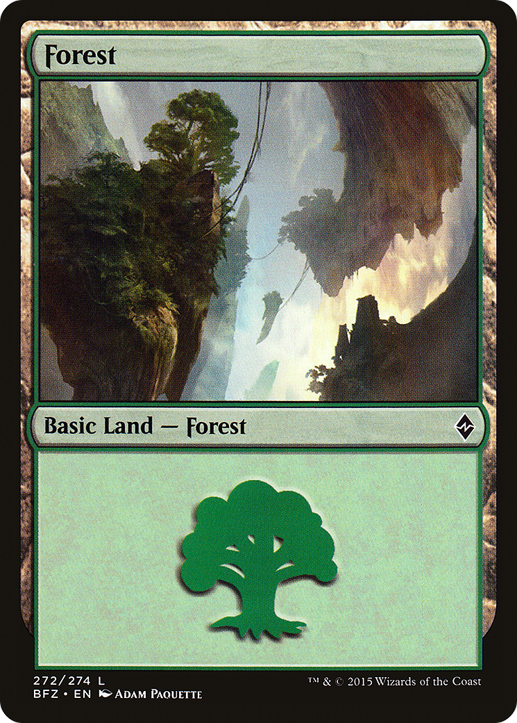 Image of Forest (272) (BFZ-272A) - Battle for Zendikar
