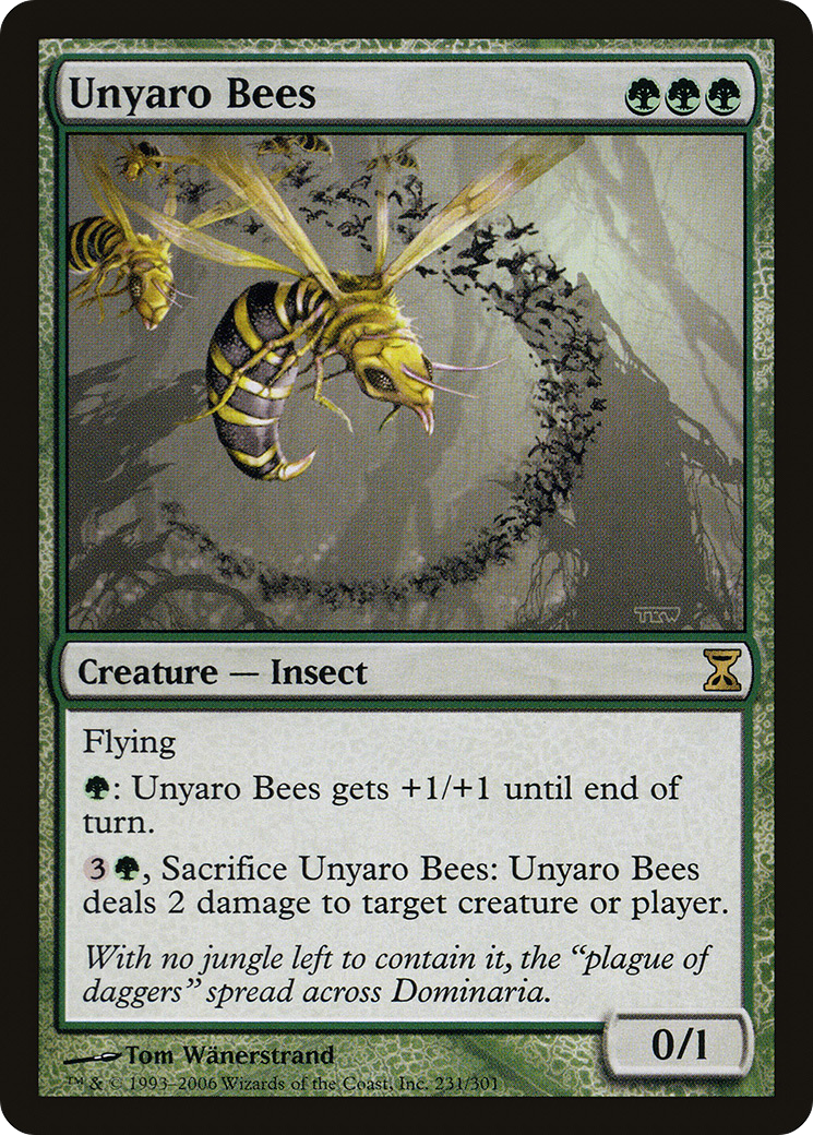 Image of Unyaro Bees (TSP-231) - Time Spiral Foil