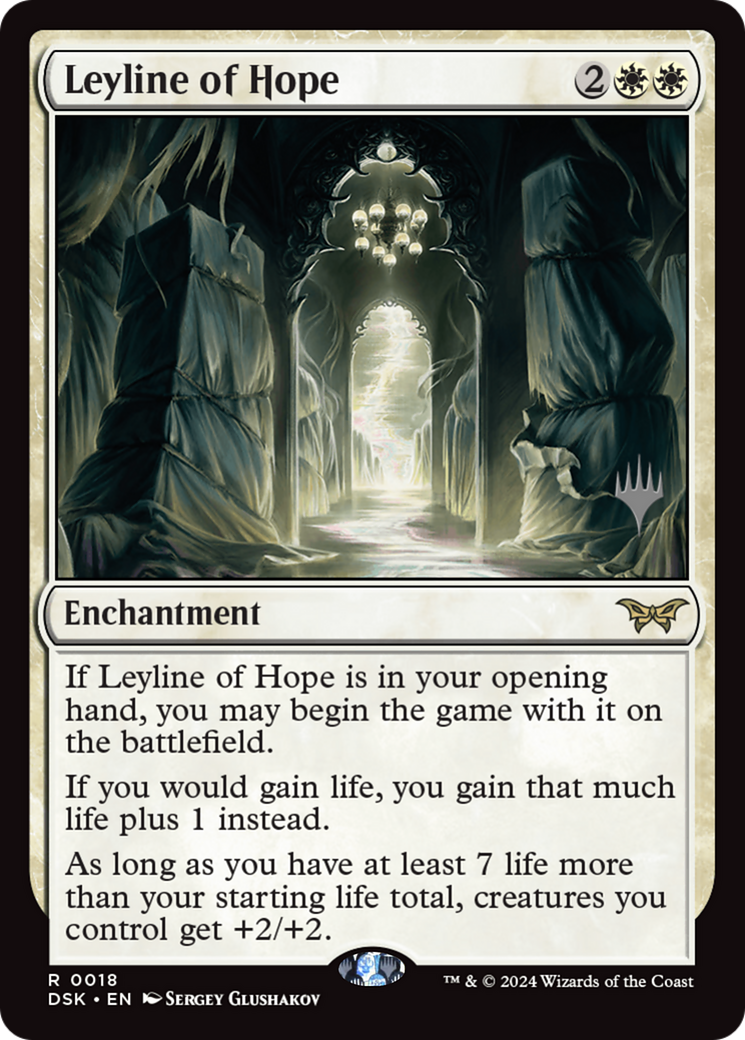 Image of Leyline of Hope (PPDSK-018) - Duskmourn: House of Horror Promos Foil