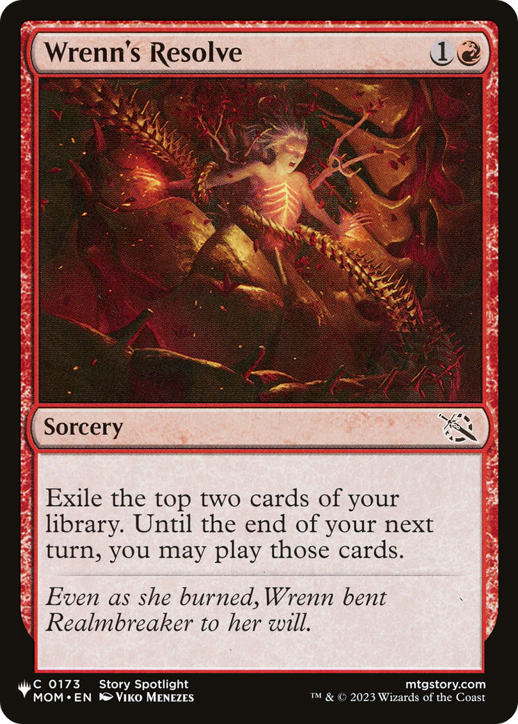 Image of Wrenn's Resolve (LIST-MOM-173) - The List