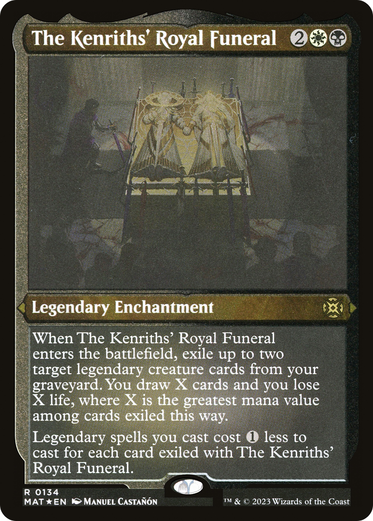 Image of The Kenriths' Royal Funeral (MAT-134) - March of the Machine: The Aftermath Etched Foil