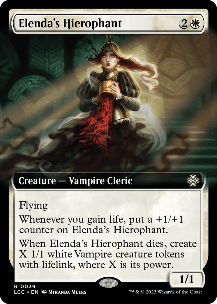 Image of Elenda's Hierophant (Extended Art) (LCC-039) - The Lost Caverns of Ixalan Commander: (Extended Art)