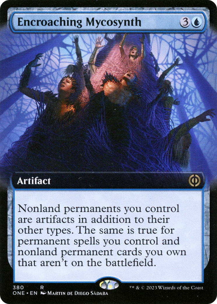 Image of Encroaching Mycosynth (Extended Art) (ONE-380) - Phyrexia: All Will Be One: (Extended Art)