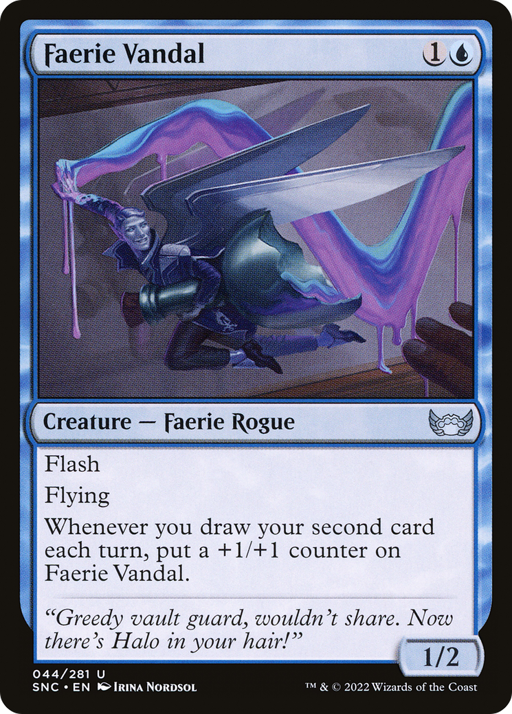 Image of Faerie Vandal (SNC-044) - Streets of New Capenna Foil