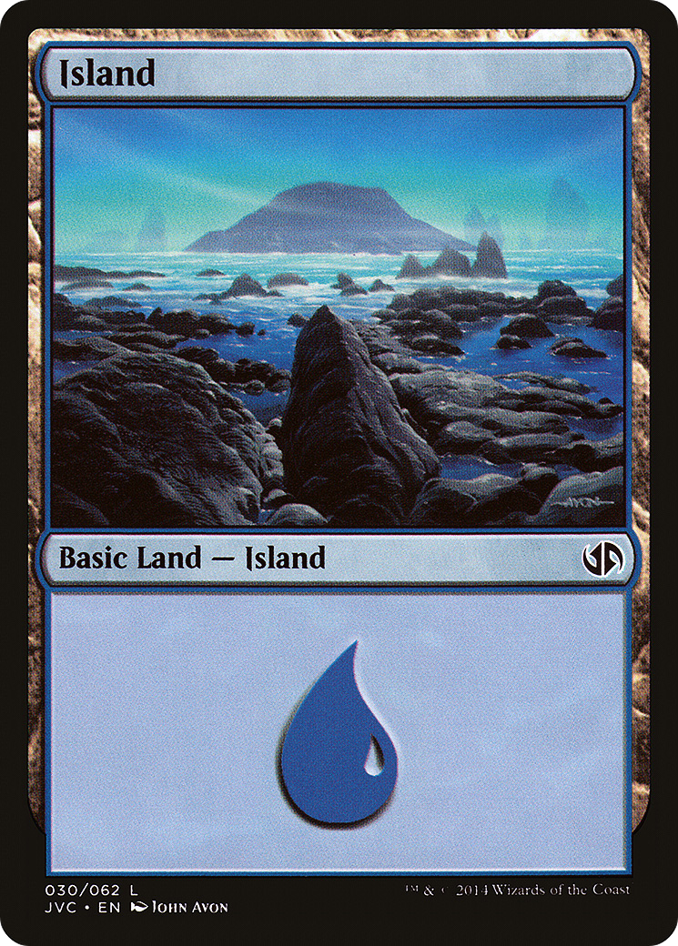 Image of Island (30) (Jace vs. Chandra) (DD3-030) - Duel Decks Anthology: Jace vs. Chandra