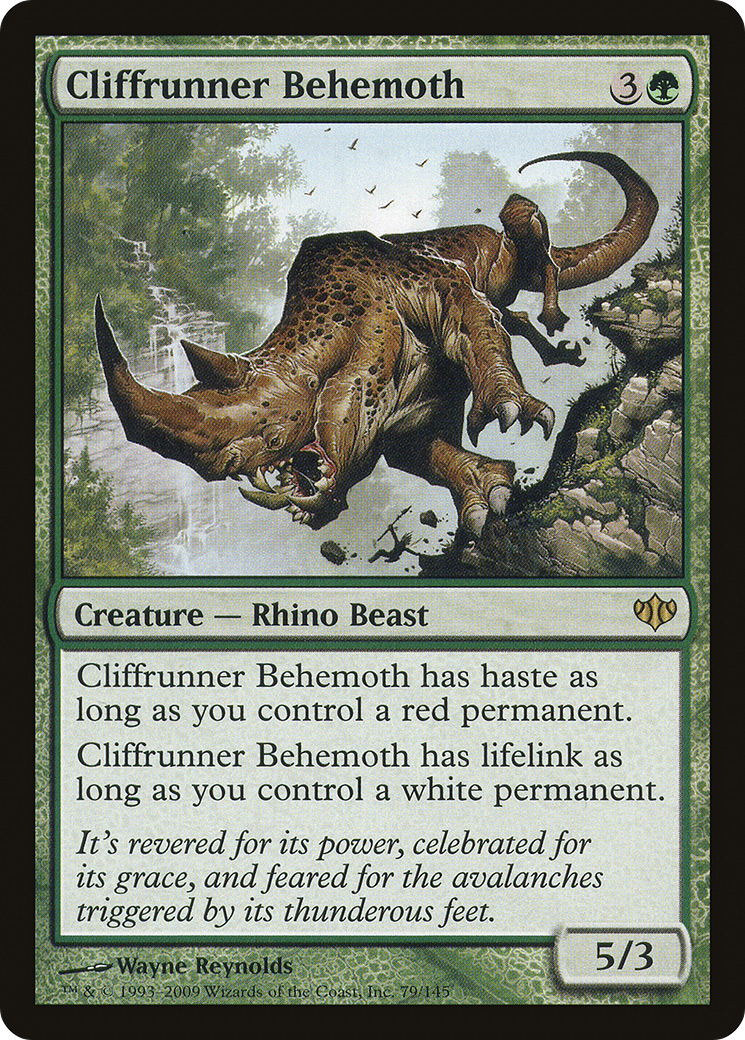 Image of Cliffrunner Behemoth (CON-079) - Conflux Foil