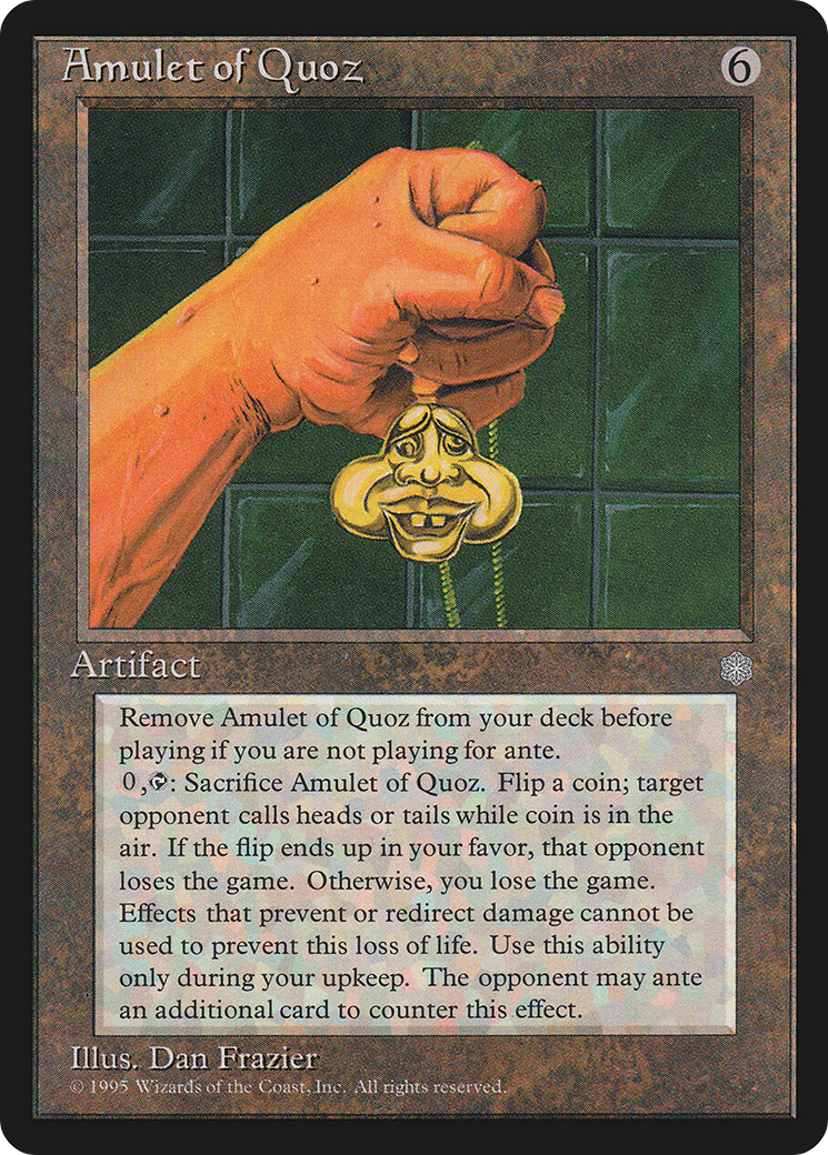 Image of Amulet of Quoz (ICE-) - Ice Age