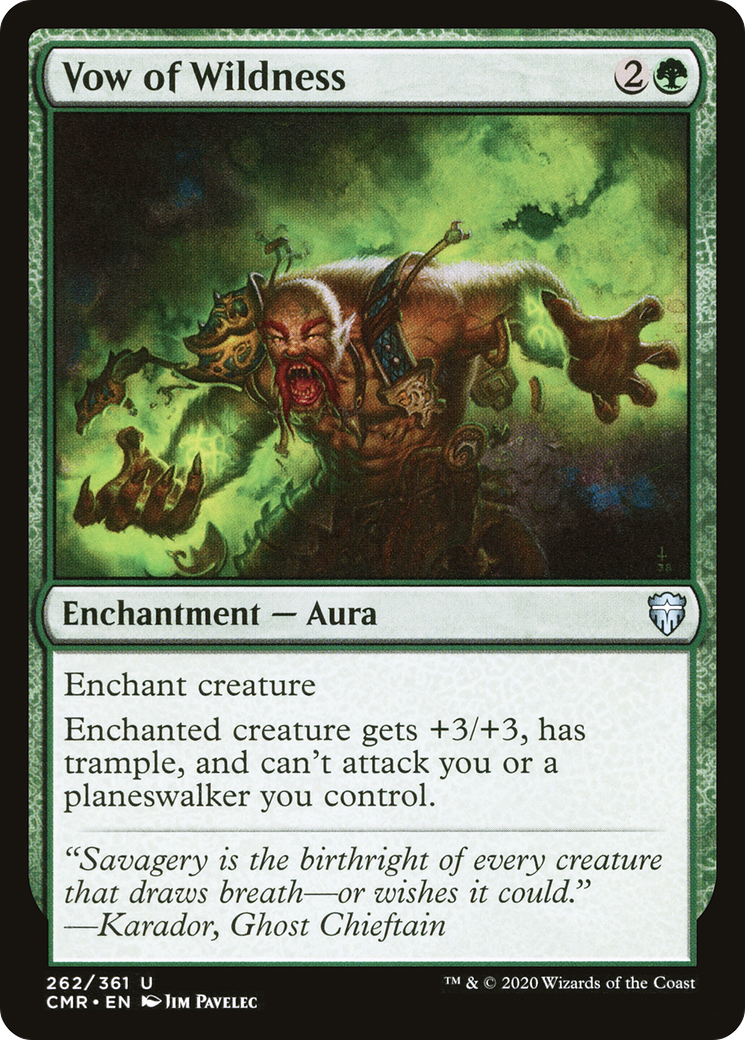 Image of Vow of Wildness (CMR-262) - Commander Legends