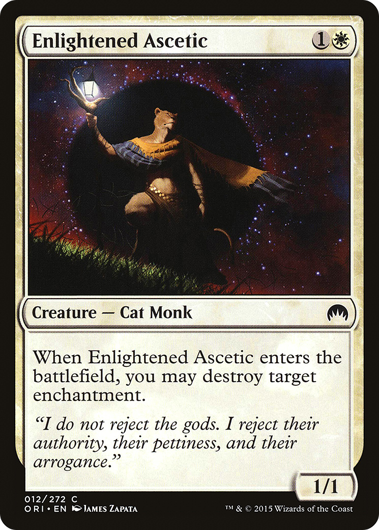 Image of Enlightened Ascetic (ORI-012) - Magic Origins