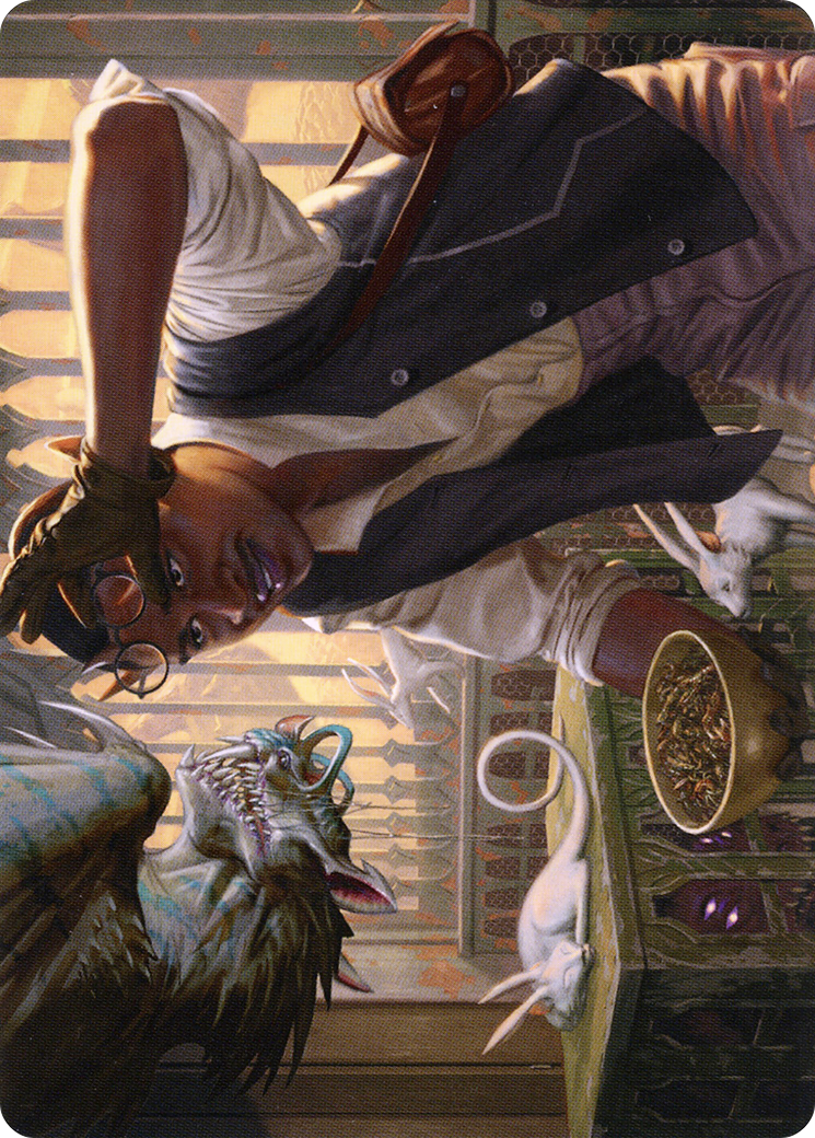 Image of Bennie Bracks, Zoologist // Bennie Bracks, Zoologist (ASNC-049) - New Capenna Art Series (Borderless) Foil