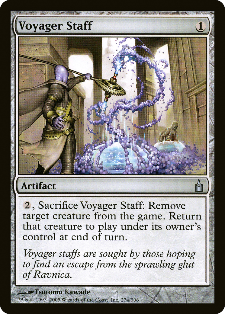 Image of Voyager Staff (RAV-274) - Ravnica: City of Guilds