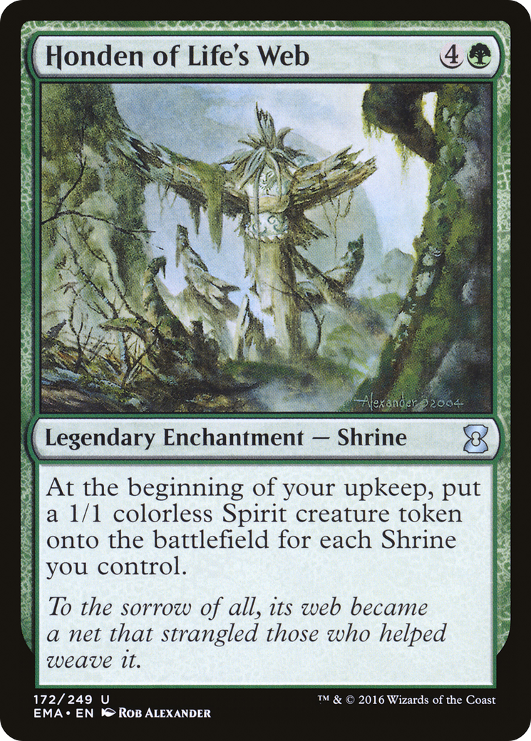 Image of Honden of Life's Web (EMA-172) - Eternal Masters Foil