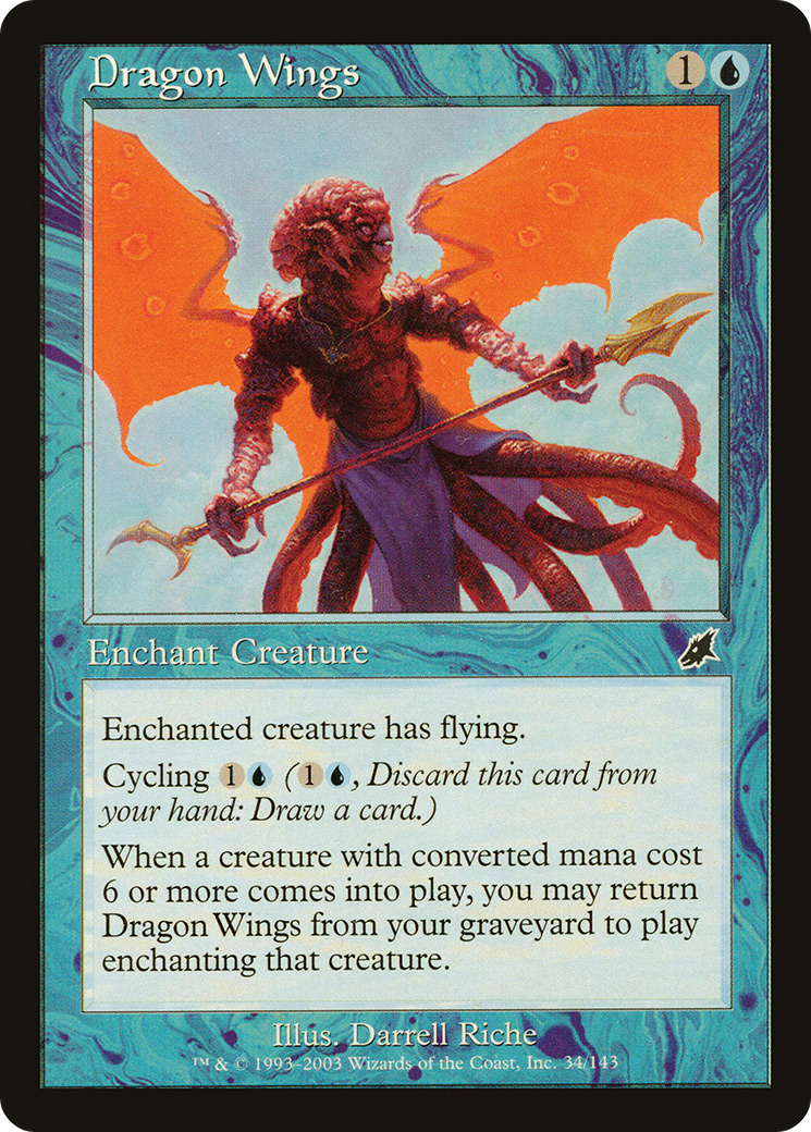 Image of Dragon Wings (SCG-034) - Scourge Foil