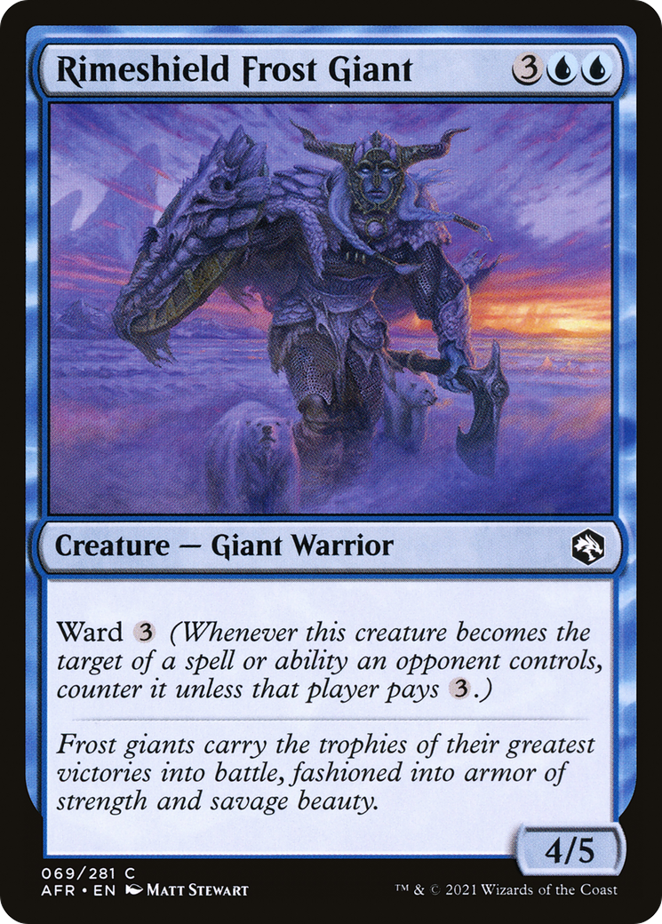 Image of Rimeshield Frost Giant (AFR-069) - Adventures in the Forgotten Realms