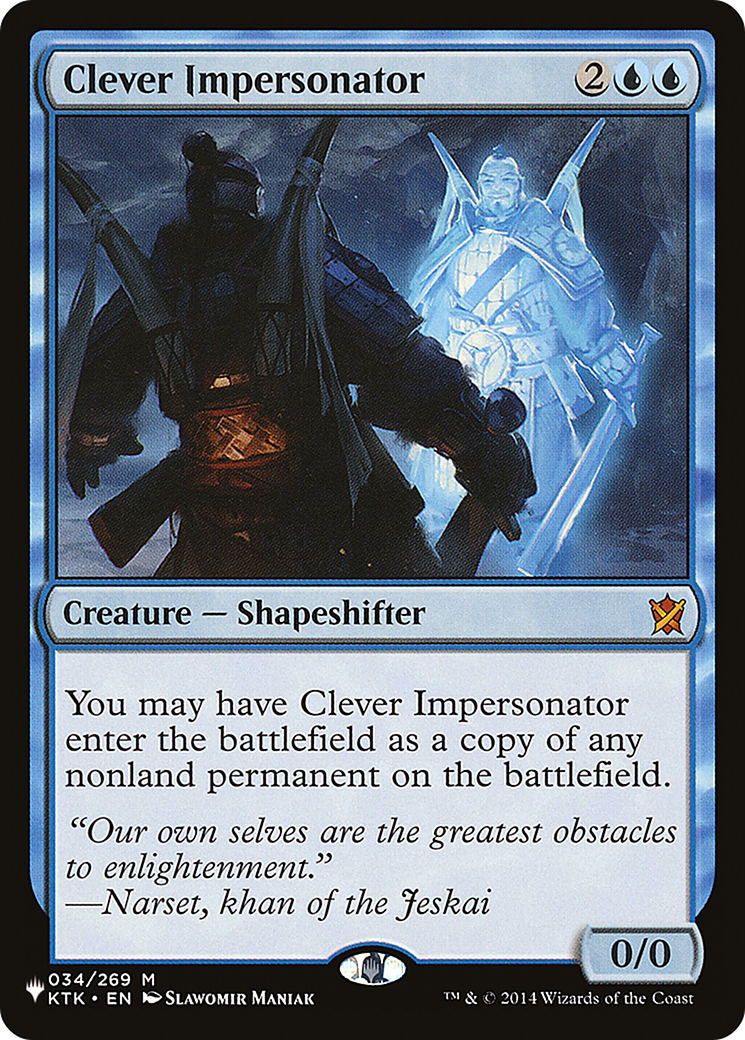 Image of Clever Impersonator (LIST-KTK-34) - The List