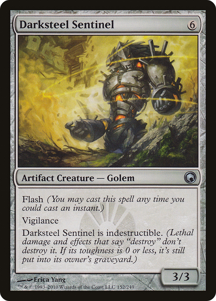 Image of Darksteel Sentinel (SOM-152) - Scars of Mirrodin