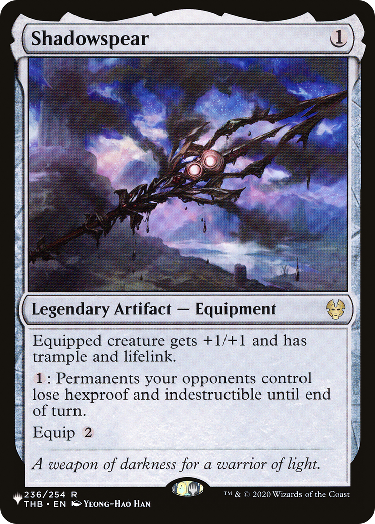 Image of Shadowspear (LIST-236) - The List