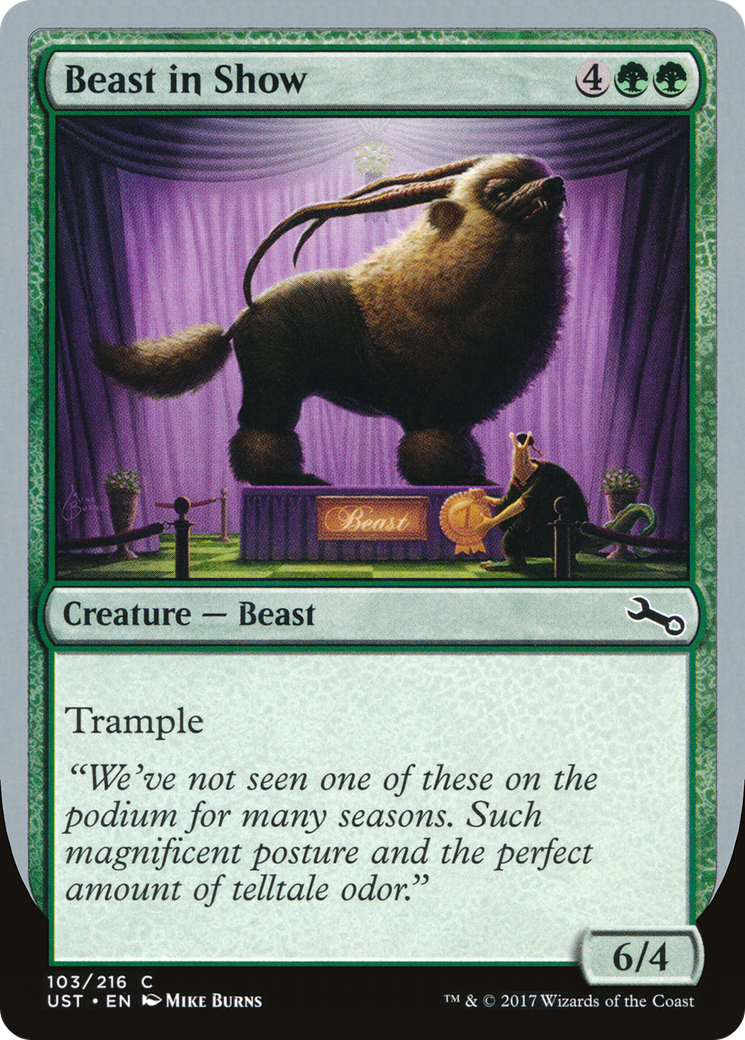 Image of Beast in Show (B) (UST-103B) - Unstable