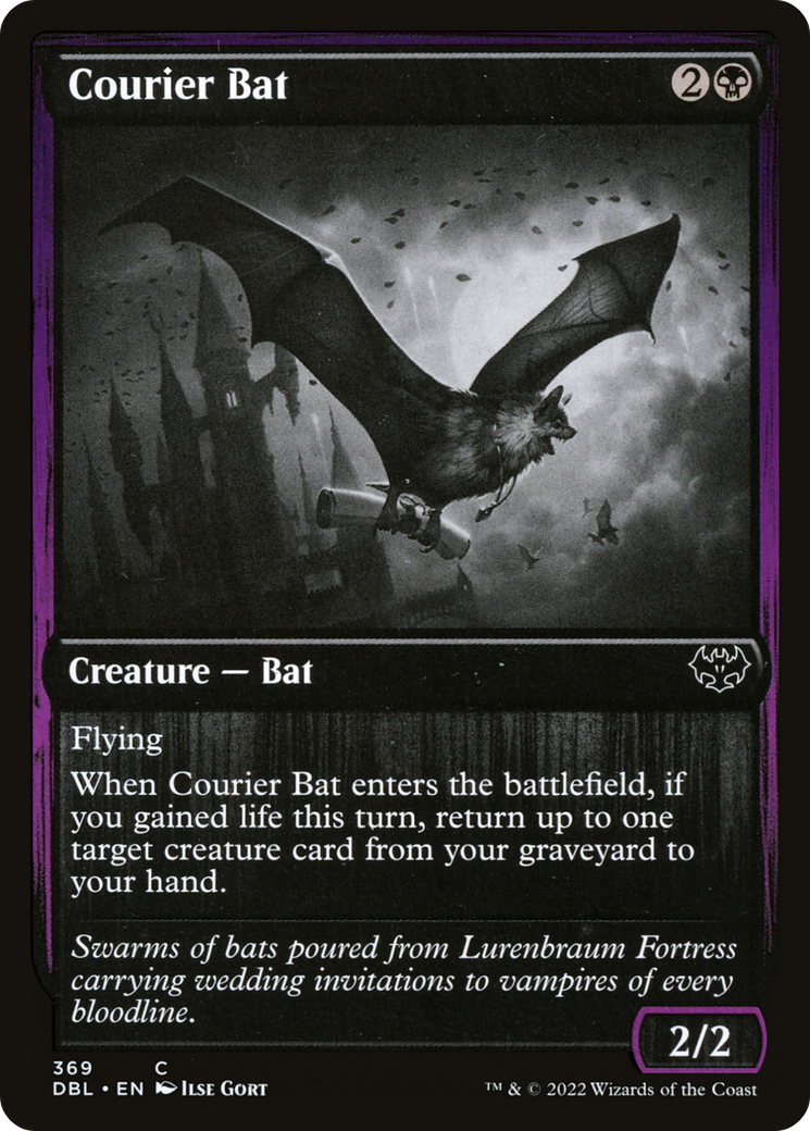 Image of Courier Bat (DBL-369) - Innistrad: Double Feature Foil