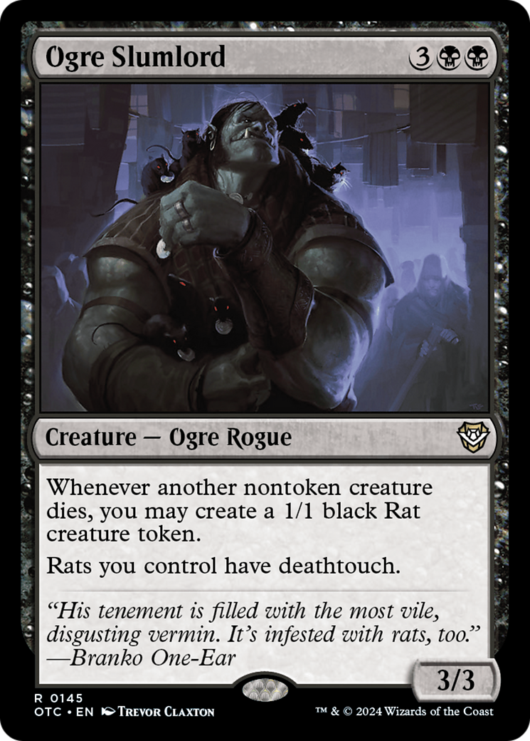 Image of Ogre Slumlord (OTC-145) - Outlaws of Thunder Junction Commander