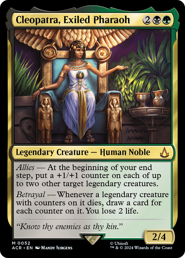 Image of Cleopatra, Exiled Pharaoh (ACR-052) - Assassin's Creed