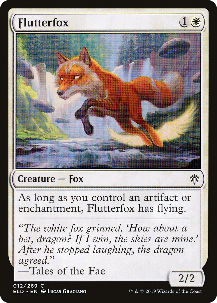 Image of Flutterfox (ELD-012) - Throne of Eldraine Foil