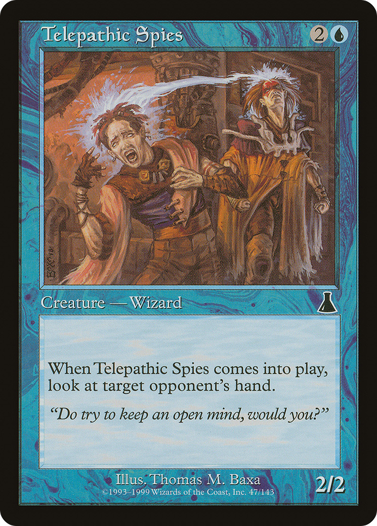 Image of Telepathic Spies (UDS-047) - Urza's Destiny Foil
