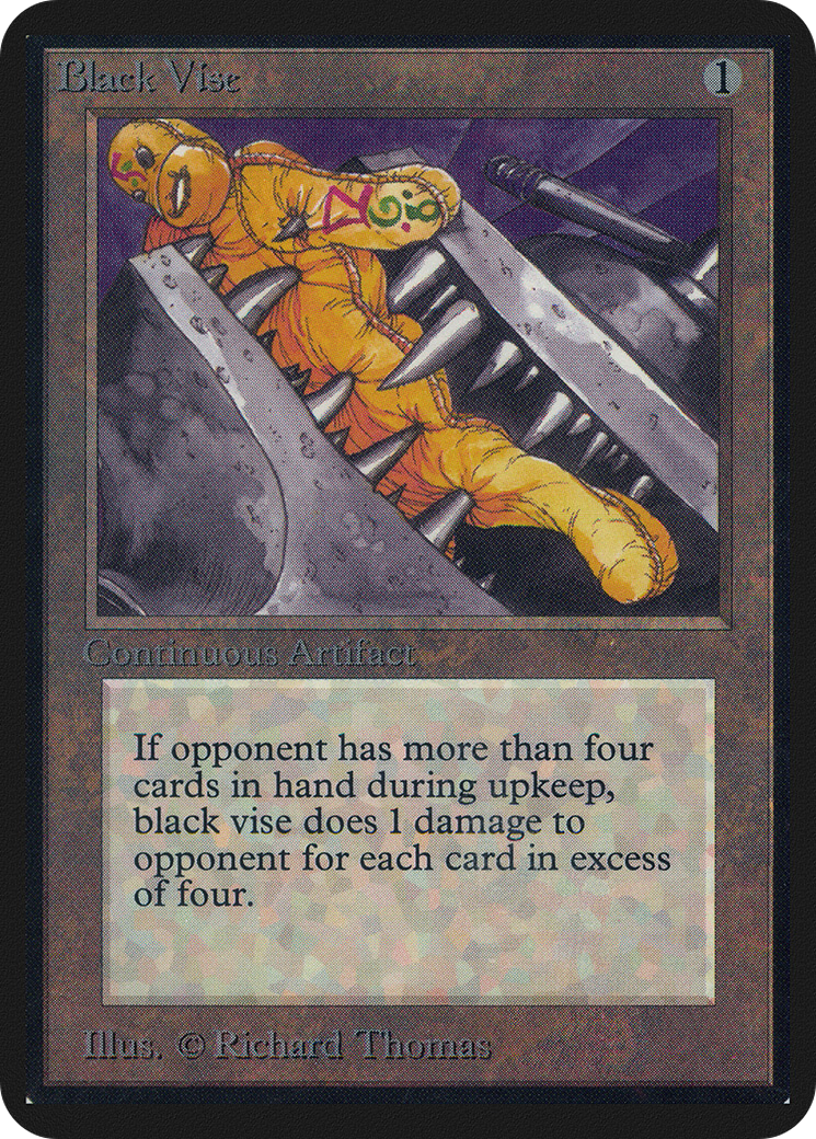 Image of Black Vise (LEA-) - Limited Edition Alpha