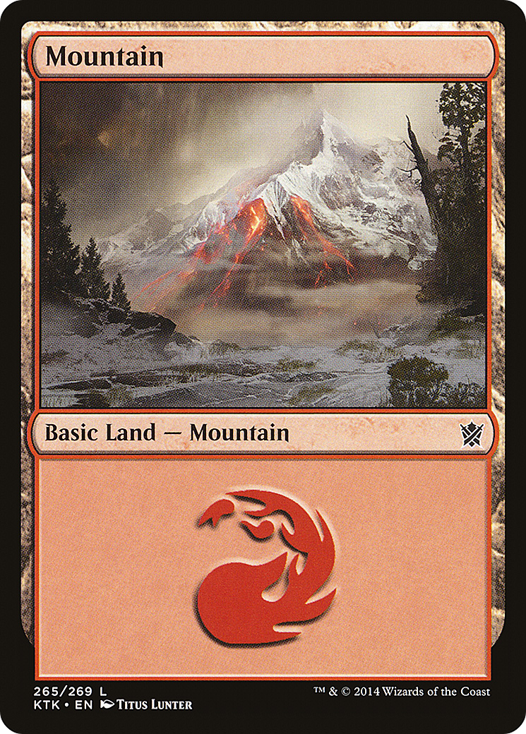 Image of Mountain (265) (KTK-265) - Khans of Tarkir Foil