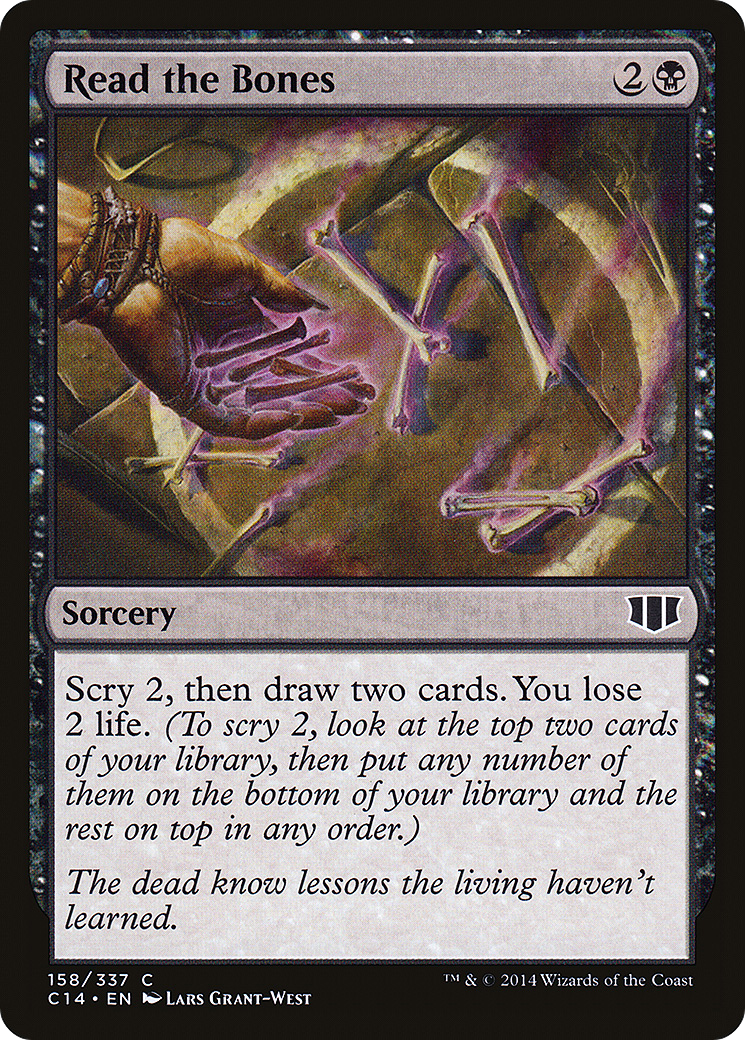 Image of Read the Bones (C14-158) - Commander 2014