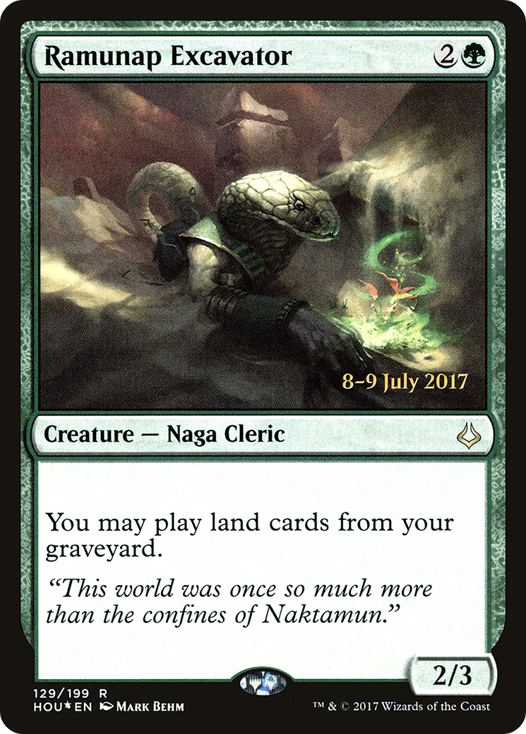 Image of Ramunap Excavator (PRE-129S) - Hour of Devastation Promos Foil