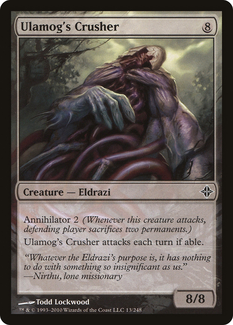 Image of Ulamog's Crusher (ROE-013) - Rise of the Eldrazi Foil