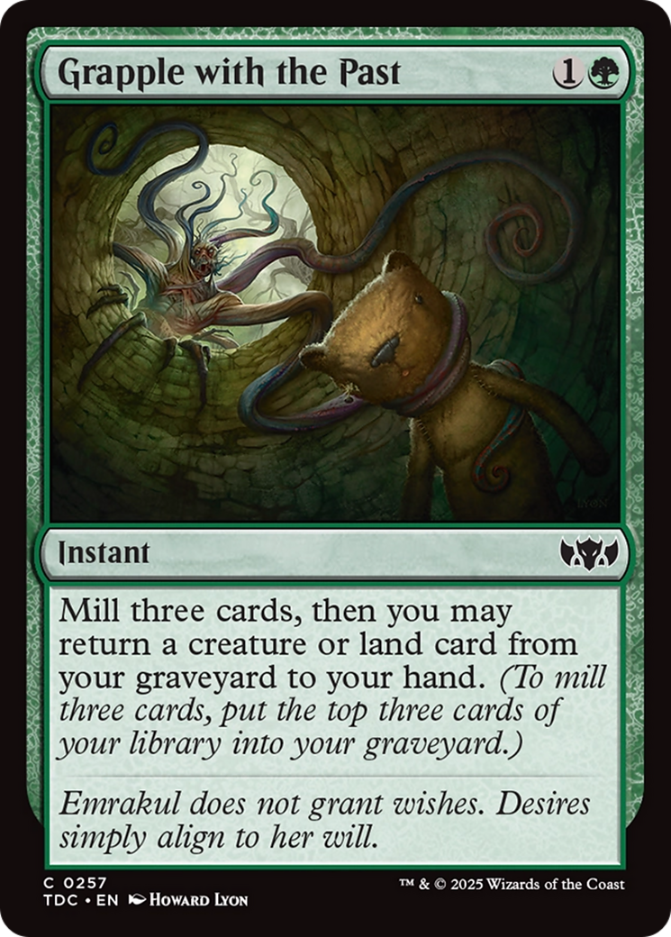 Image of Grapple with the Past (TDC-257) - Commander: Tarkir: Dragonstorm