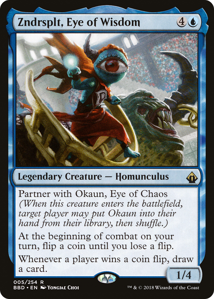 Image of Zndrsplt, Eye of Wisdom (BBD-005) - Battlebond Foil
