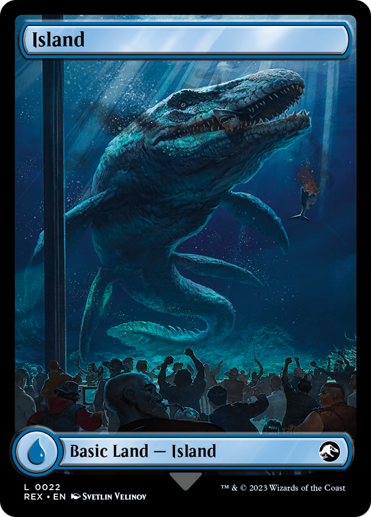 Image of Island (REX-022) - Jurassic World Collection Foil
