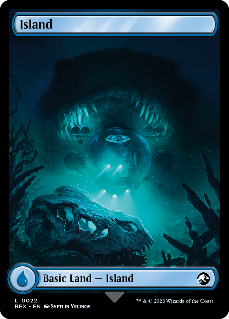 Image of Island (REX-022) - Jurassic World Collection Foil