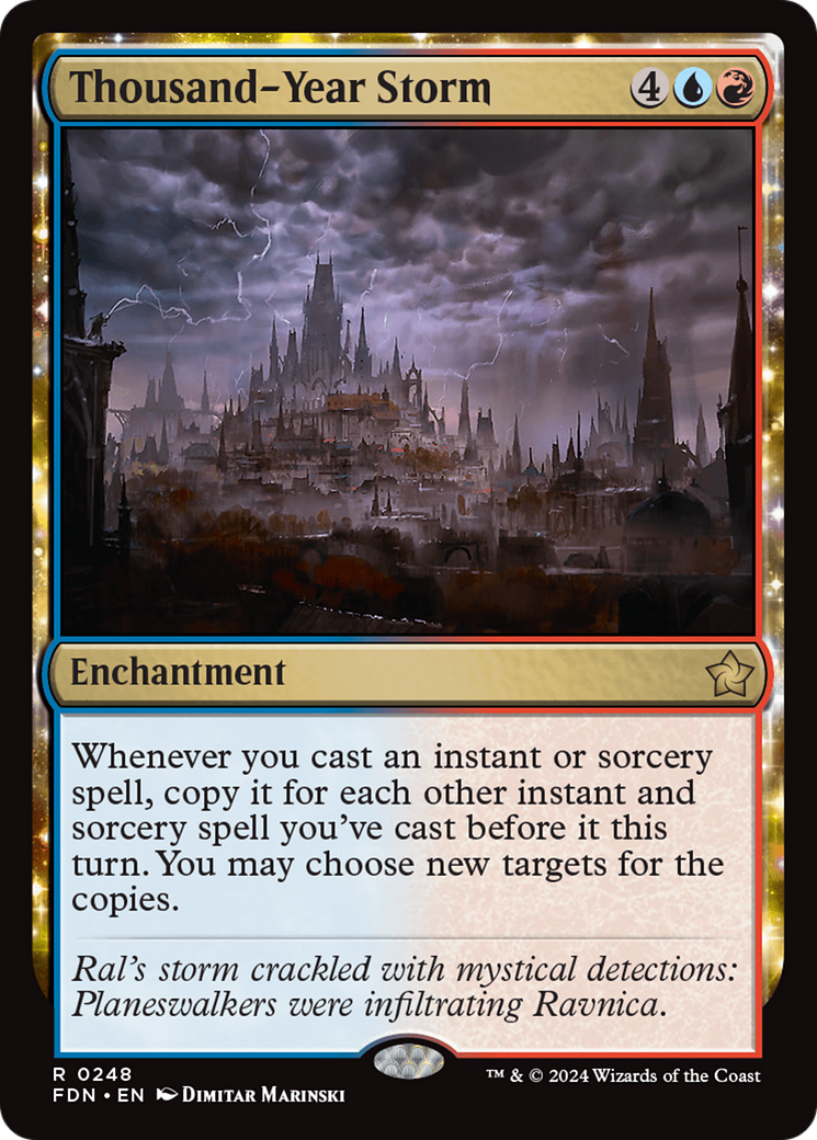 Image of Thousand-Year Storm (FDN-248) - Foundations: (enchantment)