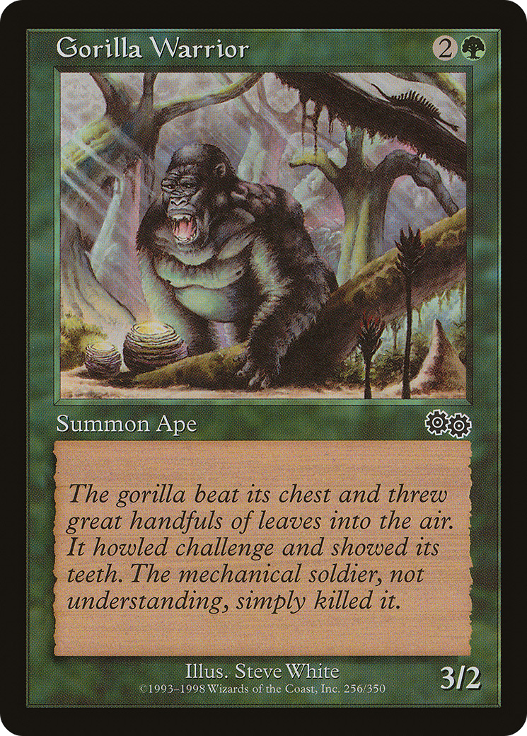 Image of Gorilla Warrior (USG-256) - Urza's Saga