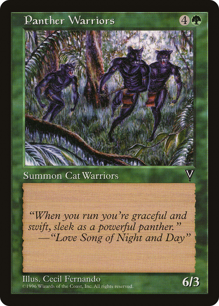 Image of Panther Warriors (VIS-) - Visions