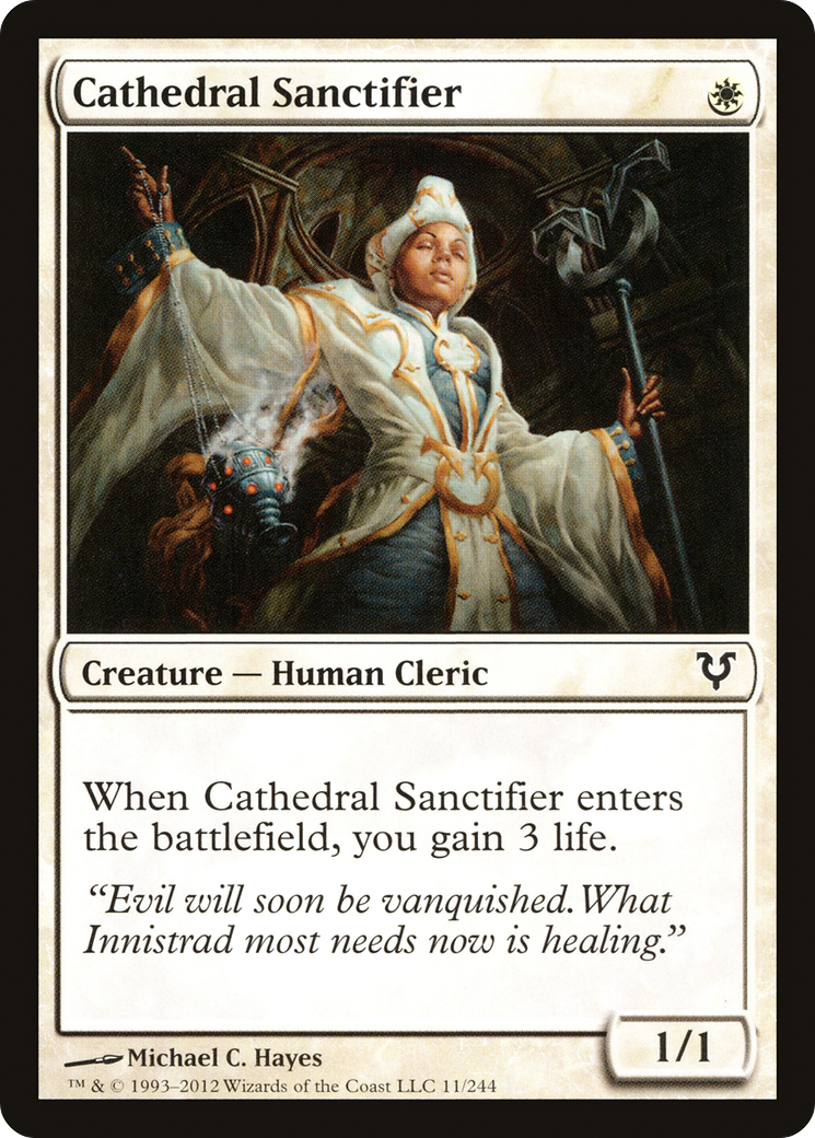 Image of Cathedral Sanctifier (AVR-011) - Avacyn Restored