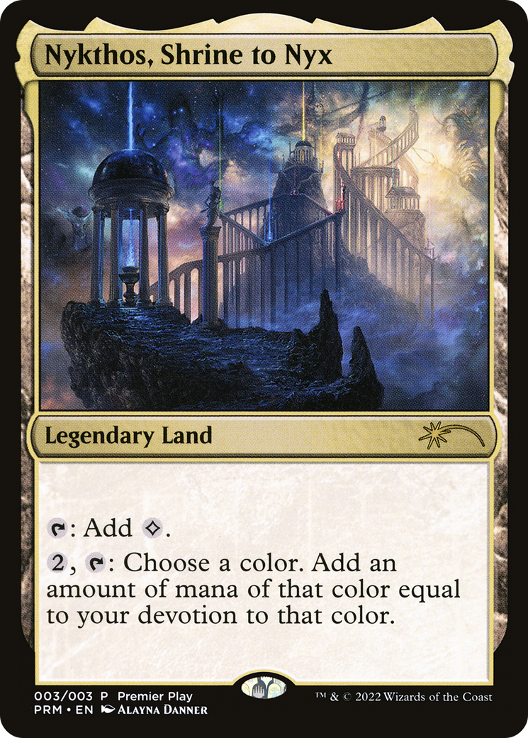 Image of Nykthos, Shrine to Nyx (PTP-003) - Pro Tour Promos Foil
