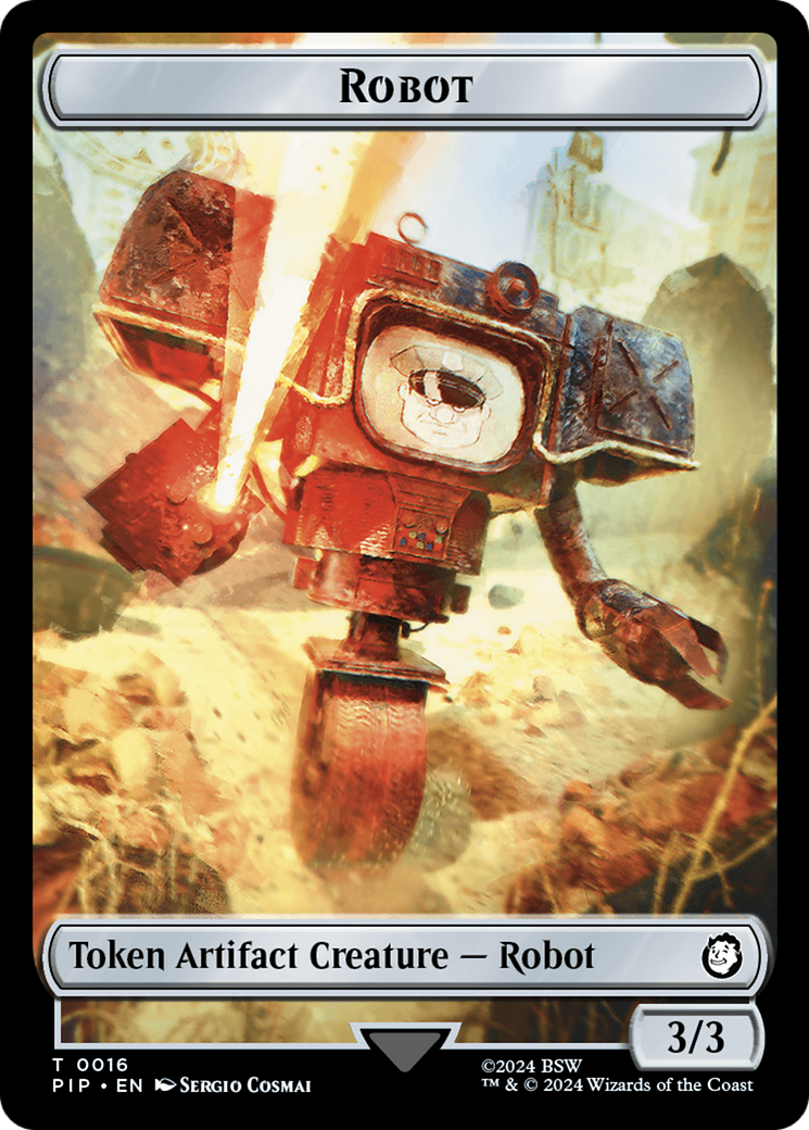 Image of Robot (TPIP-016) - Fallout Tokens Foil