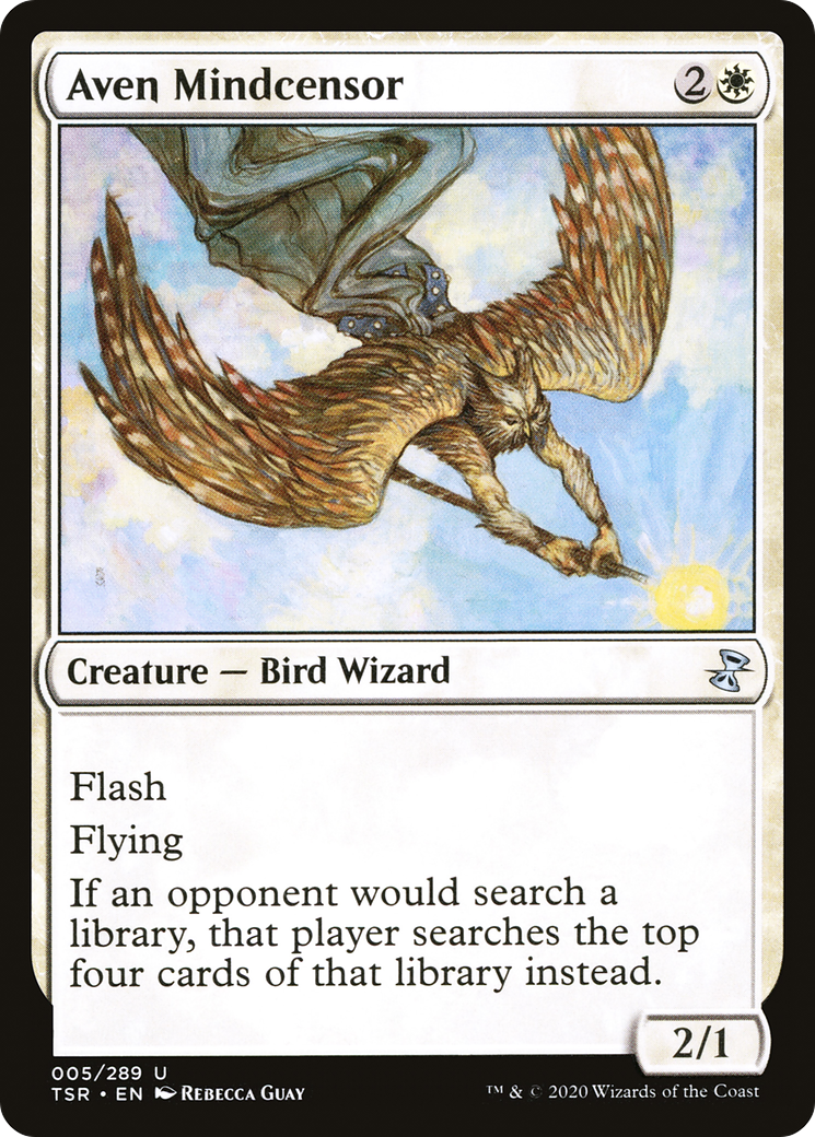 Image of Aven Mindcensor (TSR-005) - Time Spiral Remastered Foil