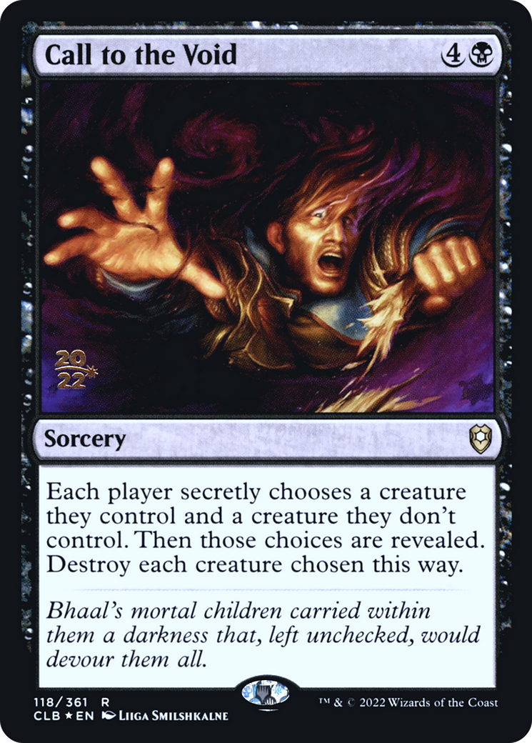 Image of Call to the Void (PRE-118) - Battle for Baldur's Gate Promos Foil