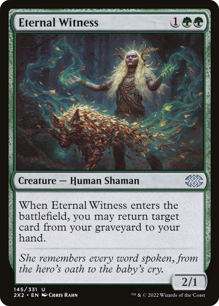 Image of Eternal Witness (2X2-145) - Double Masters 2022 Foil