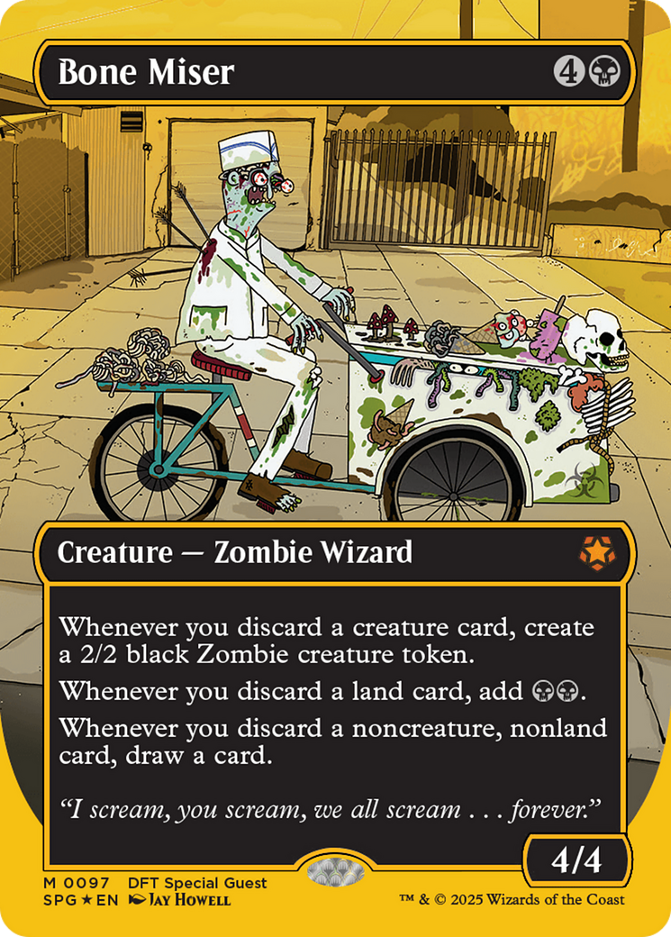 Image of Bone Miser (Borderless) (First-Place Foil) (SPG-097) - Special Guests (Borderless) Foil